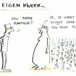 cartoon wakker voor vrede