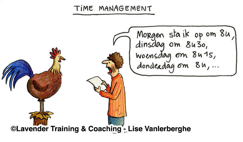 time management cartoon