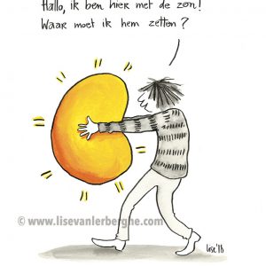 zonnige postkaart beterschap