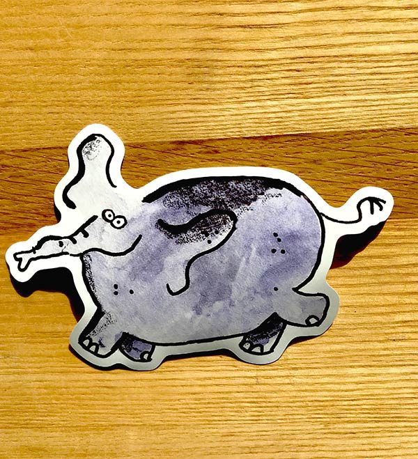 sticker olifant