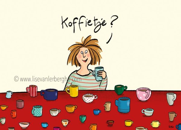 koffietje postkaart