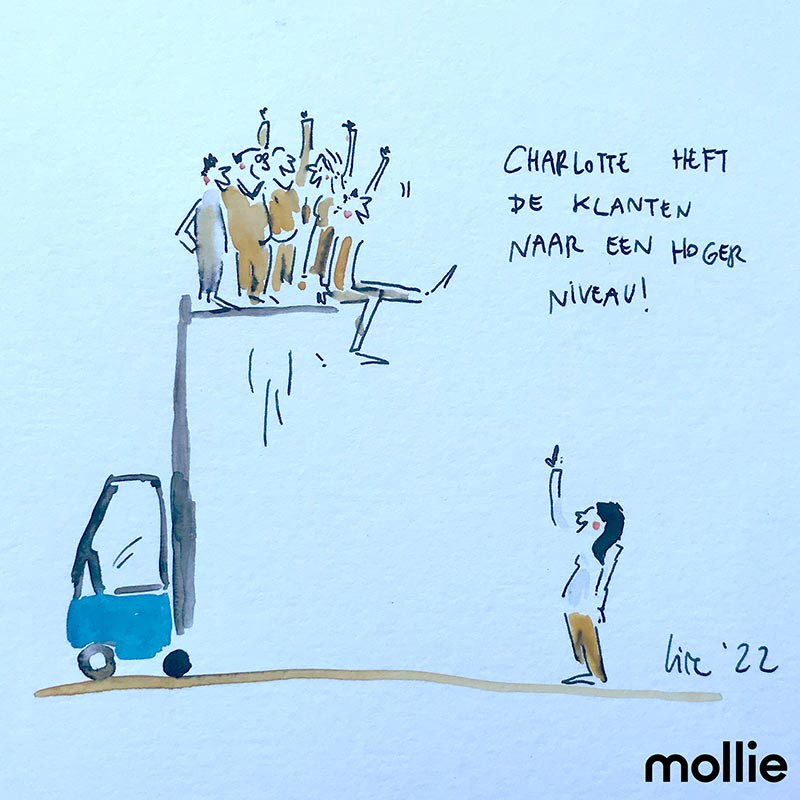 live cartoons tekenen mollie