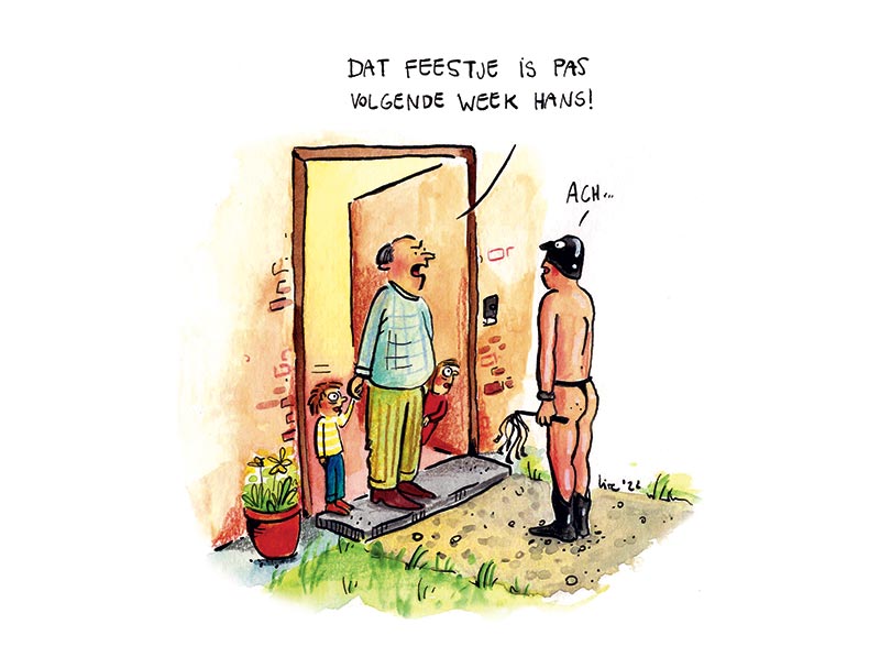 cartoon waar is da feestje