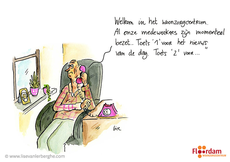 cartoon woonzorgcentrum