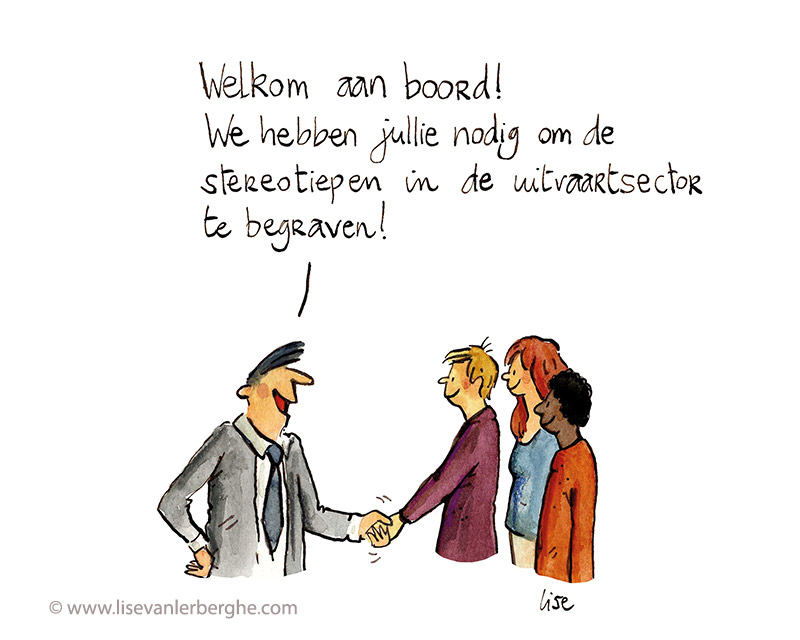 stereotiepen in de uitvaartsector cartoon