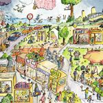 poster illustratie zoekplaat